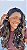 LACE FRONT JADE CASTANHO ESCURO COM MECHAS 13 x 4 - Imagem 1