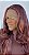 LACE FRONT KAMILLA CASTANHO CHOCOLATE COM MECHAS ACOBREADAS 13 x 4 - Imagem 5