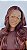 LACE FRONT KAMILLA CASTANHO CHOCOLATE COM MECHAS ACOBREADAS 13 x 4 - Imagem 4