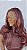 LACE FRONT KAMILLA CASTANHO CHOCOLATE COM MECHAS ACOBREADAS 13 x 4 - Imagem 2