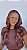 LACE FRONT KAMILLA CASTANHO CHOCOLATE COM MECHAS ACOBREADAS 13 x 4 - Imagem 3