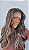 LACE FRONT ARIANNA CASTANHO COM REFLEXOS 13 x 4 - Imagem 3