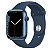 Apple Watch Series 7 45mm GPS + Cellular Caixa azul de alumínio • Pulseira esportiva Azul-abissal - Imagem 1
