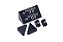 Kit Combo 190 peças - Preto com Branco (p/ Mesa) - Imagem 2
