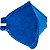 Respirador sem válvula dobrável ProSafety Azul Respiradouro - Imagem 1