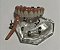 Manequins Protocolo Sup. 4 Impl.(All-On-Four). Protocolo Inf.  4 Impl. Overdenture Barra Clip e Prótese Total Sup. Kit c/ 4 - Imagem 2