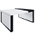 Mesa de Centro Safira - Sala de estar - Preto/branco - Imagem 1