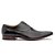 Sapato Social Masculino Oxford Couro Frequencia Preto Tamanho 37 ao 44 - Imagem 2