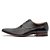 Sapato Social Masculino Oxford Couro Frequencia Preto Tamanho 37 ao 44 - Imagem 4