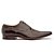Sapato Social Masculino Oxford Couro Frequencia Marrom - Imagem 2
