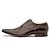 Sapato Social Masculino Oxford Couro Frequencia Marrom - Imagem 1