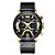 Relógio Curren Black Luxo Masculino pulseira Couro - Imagem 1