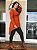 Blusa Feminina Básica Decote V Assimétrica Longa Grace Kelly - Imagem 2