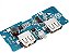 MODULO CARREGADOR DUPLA USB 5V2A P/ BATERIA 18650 3.7V - Imagem 1