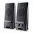 CAIXA DE SOM MULTILASER 2.0 STANDARD P2 3,5MM USB PRETA - Imagem 1