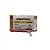 BATERIA RECARREGAVEL LI-POLIMERO 3,7V 1300MAH 9,6x30,8x49MM CONECTOR 51021-3P C/ PCM - Imagem 1