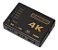 SWITCH 4K HDMI 3 ENTRADAS / 1 SAIDA COM CONTROLE REMOTO EXBOM - 02833 - Imagem 3