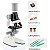 MICROSCOPIO EDUCACIONAL 100X-1200X - BRANCO CLISPEED - Imagem 1