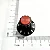 KNOB VERMELHO NUMERICO 24MM X 19MM - Imagem 1