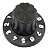KNOB NUMERICO PRETO 24MM X 19MM - Imagem 1
