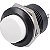 CHAVE PUSH BUTTON 2 POLOS C/ TRAVA 7.8MM - BRANCA - Imagem 1
