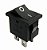 CHAVE GANGORRA ON/OFF 4 POLOS PRETO 6A-250V - Imagem 1