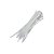 ABRACADEIRA DE NYLON 3X100 BRANCA - C/ 100 - Imagem 1