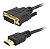 CABO HDMI X DVI-D 24+1 GOLD 2MT - Imagem 1