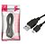 CABO USB 2.0 - USB A MACHO + MICRO USB (V8) 2.0 - 1.8M - PRETO - Imagem 1