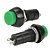 CHAVE PUSH BUTTON C/TRAVA PSB-11A VERDE - 2 TERMINAIS - Imagem 1