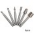 KIT 6 BROCAS / FRESAS PARA FERRAMENTAS ROTATIVAS DREMEL - Imagem 1