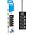 HUB USB EXTENSOR 4 PORTAS 2.0 COM INTERRUPTOR LEHMOX - LEY-21 - Imagem 1