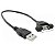 CABO EXTENSOR USB 2.0 MACHO/FEMEA PARAFUSAVEL 30CM - Imagem 1