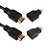 3 em 1 CABO HDMI, DE BORRACHA, COM ADAPTADORES - Imagem 1