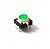 CHAVE TACTIL BOTAO ILUMINADO COM LED 12x12x7,3mm - COR VERDE - Imagem 1