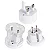 Adaptador Universal de Tomadas 3 em 1 - Bivolt - Imagem 1