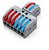 CONECTOR DE EMENDA / DERIVACAO ALAVANCA 2X6 VIAS 32A - Imagem 1