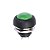 KIT COM 10X BOTÕES SEM TRAVA A PROVA D'AGUA 12mm - VERDE - Imagem 1