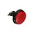 BOTAO ARCADE FLIPERAMA ILUMINADO 100mm - VERMELHO - Imagem 1