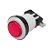 CHAVE MICRO SWITCH 15A NA C/BOTAO VERMELHA - Imagem 1