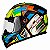 Capacete BIEFFE B-12 + VISEIRA COLORIDA - Imagem 2