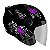 Capacete EBF Spark jet Borboleta - Imagem 2