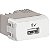 Módulo Tomada Carregador USB 1A Branco Schneider Miluz S3B70810 - Imagem 1