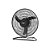 Ventilador Oscilante de Mesa 50CM Bivolt Grade em Polipropileno Preto Tron - Imagem 1