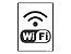 Placa de sinalização em Poliestireno 15x20 Wifi Sinalize 220BR - Imagem 1