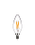 Lâmpada Vela Lisa Filamento 4W 2.4K Dimerizável 220V Stella STH8362/24 - Imagem 1