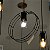 Pendente Signus Red Preto 1XE27 Nacional PD 254 - Imagem 1