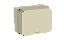 Caixa Multiuso Plastico Tampa Alta Cinza 240X190X156 - Soprano - Imagem 1