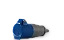 Acoplamento 3P+T 32A 220/240V 9h IP44 Azul/Cinza ACS-4259 - Imagem 2