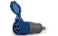 Acoplamento 3P+T 16A 220/240V 9 horas IP44 Azul/Cinza ACS-5059 - Imagem 1
